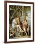 L'Agneau Cheri-Jean Baptiste Greuze-Framed Giclee Print