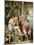 L'Agneau Cheri-Jean Baptiste Greuze-Mounted Giclee Print