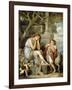 L'Agneau Cheri-Jean-Baptiste Greuze-Framed Premium Giclee Print