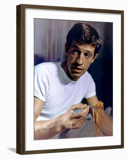 L'aine des Ferchaux by JeanPierreMelville with Jean Paul Belmondo, 1963 (d'apres Georges Simenon) (-null-Framed Photo