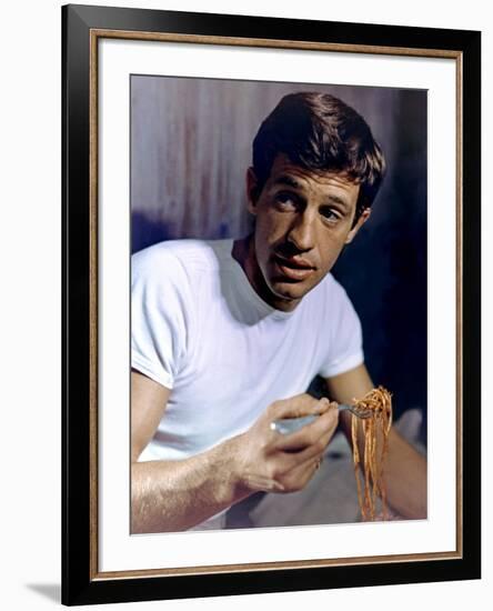 L'aine des Ferchaux by JeanPierreMelville with Jean Paul Belmondo, 1963 (d'apres Georges Simenon) (-null-Framed Photo