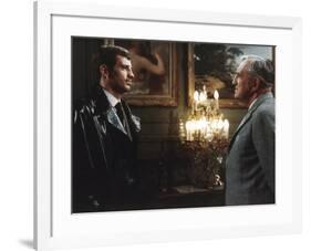 L'aine des Ferchaux by JeanPierreMelville with Jean Paul Belmondo and Charles Vanel, 1963 (d'apres -null-Framed Photo