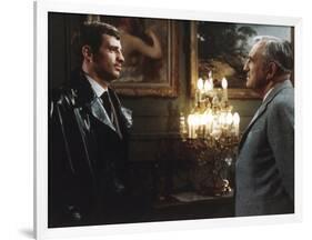 L'aine des Ferchaux by JeanPierreMelville with Jean Paul Belmondo and Charles Vanel, 1963 (d'apres -null-Framed Photo