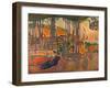 L'Air du Soir. Oil on canvas (1893) RF 1976-81.-Henri Edmond Cross-Framed Giclee Print