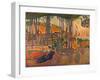 L'Air du Soir. Oil on canvas (1893) RF 1976-81.-Henri Edmond Cross-Framed Giclee Print