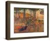 L'Air du Soir. Oil on canvas (1893) RF 1976-81.-Henri Edmond Cross-Framed Giclee Print