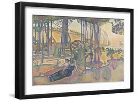 L'air du soir-Henri Edmond Cross-Framed Premium Giclee Print