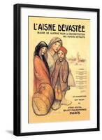 L'Aisne Devastee, c.1918-Théophile Alexandre Steinlen-Framed Art Print