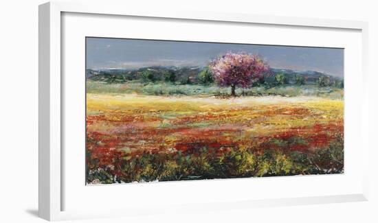 L'albero rosa-Luigi Florio-Framed Art Print