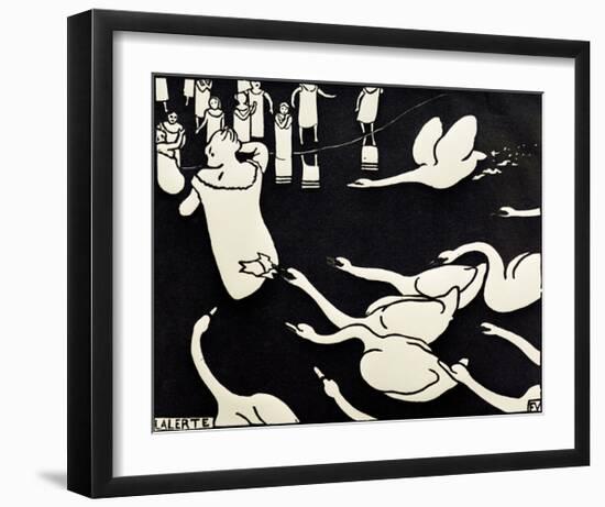 L’alerte-Félix Vallotton-Framed Giclee Print