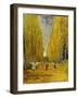 L'Allee Des Alyscamps, Arles, 1888-Vincent van Gogh-Framed Giclee Print