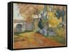 L'Allee Des Alyscamps-Paul Gauguin-Framed Stretched Canvas