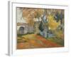 L'Allee Des Alyscamps-Paul Gauguin-Framed Giclee Print