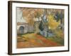 L'Allee Des Alyscamps-Paul Gauguin-Framed Giclee Print