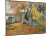 L'Allee Des Alyscamps-Paul Gauguin-Mounted Giclee Print