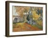 L'Allee Des Alyscamps-Paul Gauguin-Framed Giclee Print