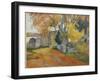 L'Allee Des Alyscamps-Paul Gauguin-Framed Giclee Print