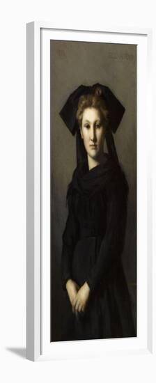 L'Alsace. Elle attend-Jean Jacques Henner-Framed Premium Giclee Print