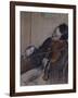 L'Altiste, 1880-Edgar Degas-Framed Giclee Print