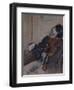 L'Altiste, 1880-Edgar Degas-Framed Giclee Print