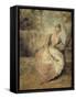 L'Amante Inquiète, 1716-1720-Jean Antoine Watteau-Framed Stretched Canvas