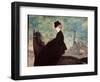 L'amazon or Portrait of Marie Lefebvre Riding a Horse 1875 (Oil on Canvas)-Edouard Manet-Framed Giclee Print