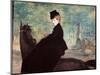 L'amazon or Portrait of Marie Lefebvre Riding a Horse 1875 (Oil on Canvas)-Edouard Manet-Mounted Giclee Print