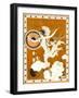 L'amazone 1916 (Pochoir)-Georges Barbier-Framed Giclee Print