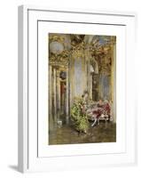 L’Amica Del Marchese-Giovanni Boldini-Framed Premium Giclee Print