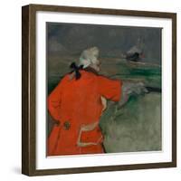 L'amiral Viaud (Paul Viaud En Costume D'amiral) - the Admiral Viaud, or Paul Viaud in an Admiral's-Henri de Toulouse-Lautrec-Framed Giclee Print