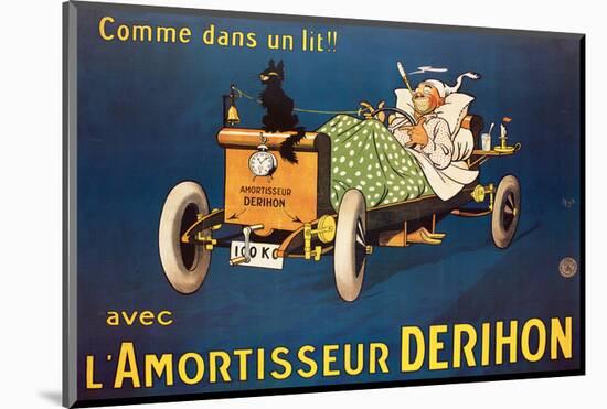 L'Amortisseur Derihon-Mich (Michel Liebeaux)-Mounted Art Print