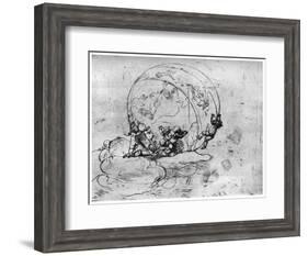 L'Amour Conduisant Le Monde, C1860-1910-Auguste Rodin-Framed Giclee Print