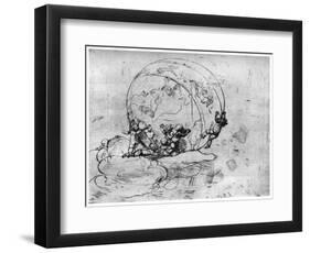 L'Amour Conduisant Le Monde, C1860-1910-Auguste Rodin-Framed Giclee Print