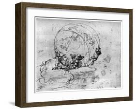 L'Amour Conduisant Le Monde, C1860-1910-Auguste Rodin-Framed Giclee Print