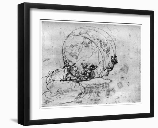 L'Amour Conduisant Le Monde, C1860-1910-Auguste Rodin-Framed Giclee Print