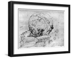 L'Amour Conduisant Le Monde, C1860-1910-Auguste Rodin-Framed Giclee Print