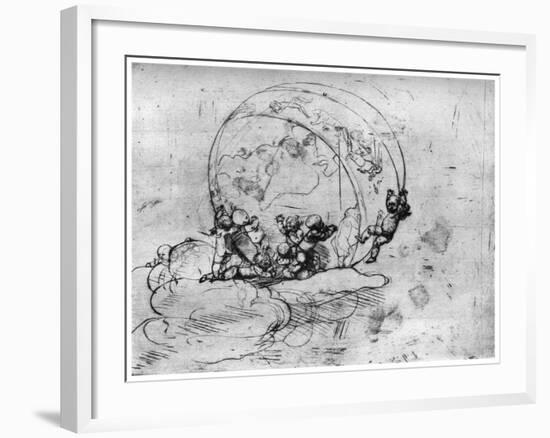 L'Amour Conduisant Le Monde, C1860-1910-Auguste Rodin-Framed Giclee Print