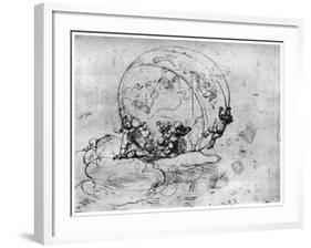 L'Amour Conduisant Le Monde, C1860-1910-Auguste Rodin-Framed Giclee Print