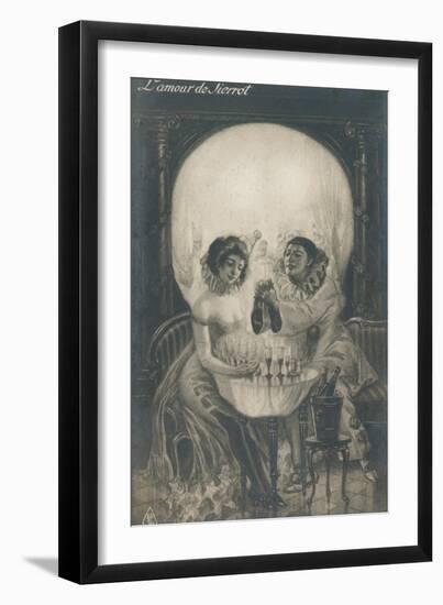 L'Amour De Pierrot-null-Framed Giclee Print