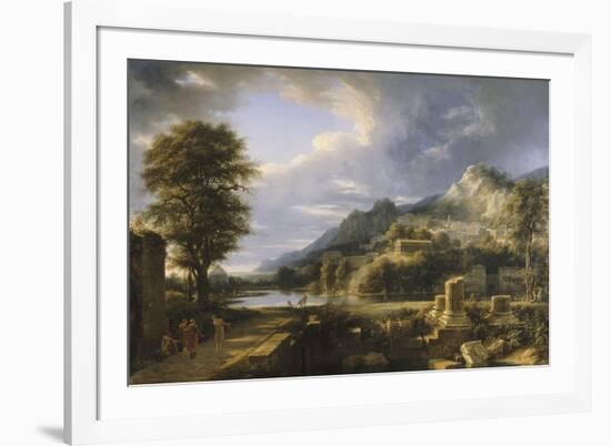 L'Ancienne ville d'Agrigente-Pierre Henri de Valenciennes-Framed Giclee Print