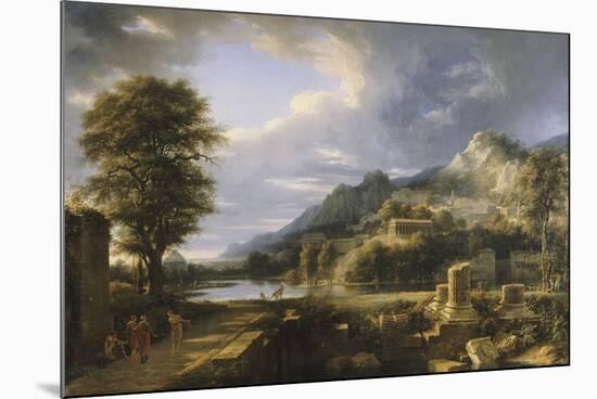 L'Ancienne ville d'Agrigente-Pierre Henri de Valenciennes-Mounted Giclee Print