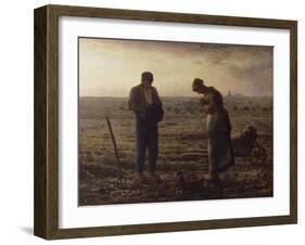 L'Ang?s-Jean-François Millet-Framed Giclee Print