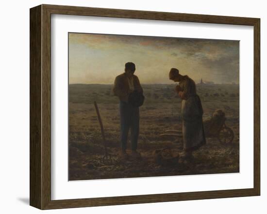 L'Ang?s-Jean-François Millet-Framed Giclee Print