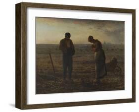 L'Ang?s-Jean-François Millet-Framed Giclee Print