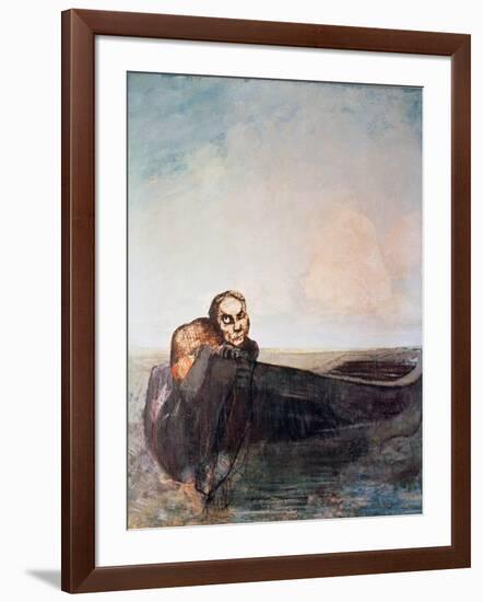 L'Ange Du Destin-Odilon Redon-Framed Giclee Print