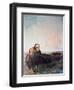 L'Ange Du Destin-Odilon Redon-Framed Premium Giclee Print