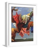 L'Ange du Foyer (Le Triomphe du Surrealisme) (No Text)-Max Ernst-Framed Art Print