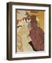 L' Anglais Au Moulin Rouge-Henri de Toulouse-Lautrec-Framed Premium Giclee Print