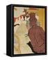 L' Anglais Au Moulin Rouge-Henri de Toulouse-Lautrec-Framed Stretched Canvas