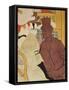 L' Anglais Au Moulin Rouge-Henri de Toulouse-Lautrec-Framed Stretched Canvas